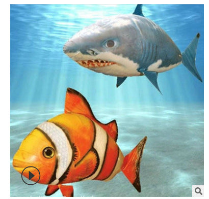 Remote Control Flying Shark - Inflatable, Helium-Powered RC Toy for Kids